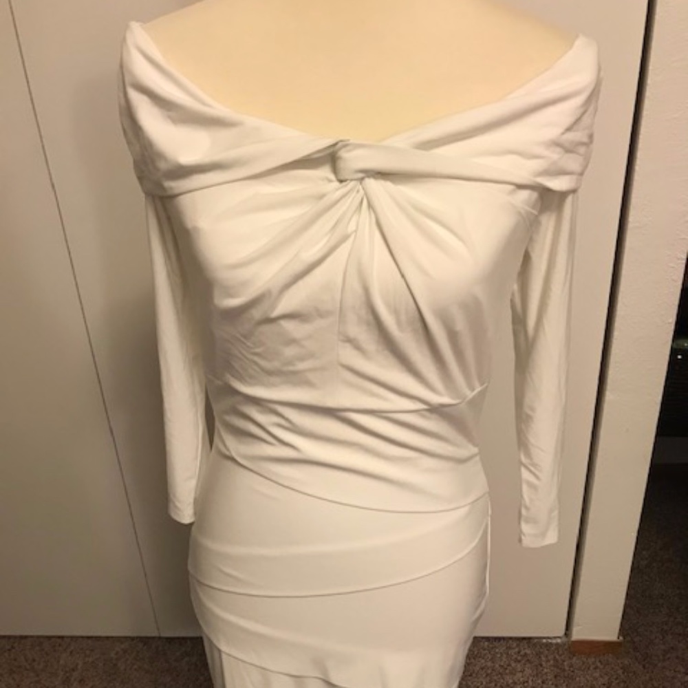 White Bandeau Off the Shoulder